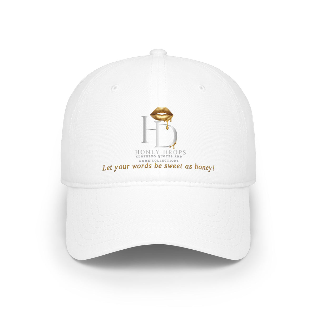 Honey Drops Embroidered Baseball Cap