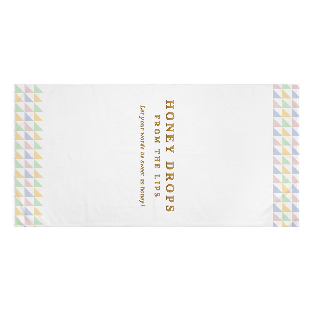 Honey Drops Cotton Towel