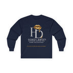 Long Sleeve Tee — "Honey Drops" Lip Logo Shirt