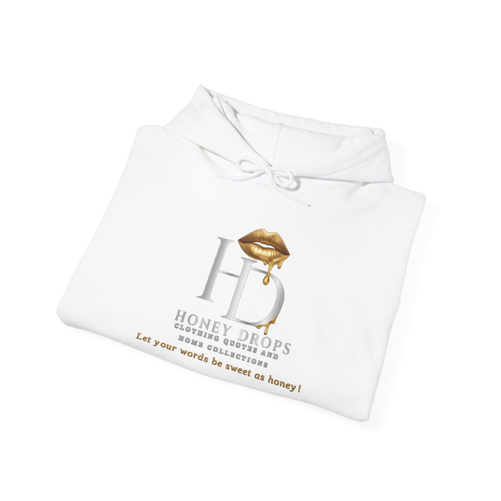 Honey Drops Gold Lip Logo Pullover Hoodie