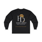 Long Sleeve Tee — "Honey Drops" Lip Logo Shirt