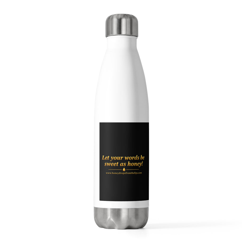 Insulated Bottle — Honey Drops 20oz Stainless Water Bottle