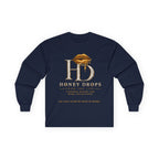 Long Sleeve Tee — "Honey Drops" Lip Logo