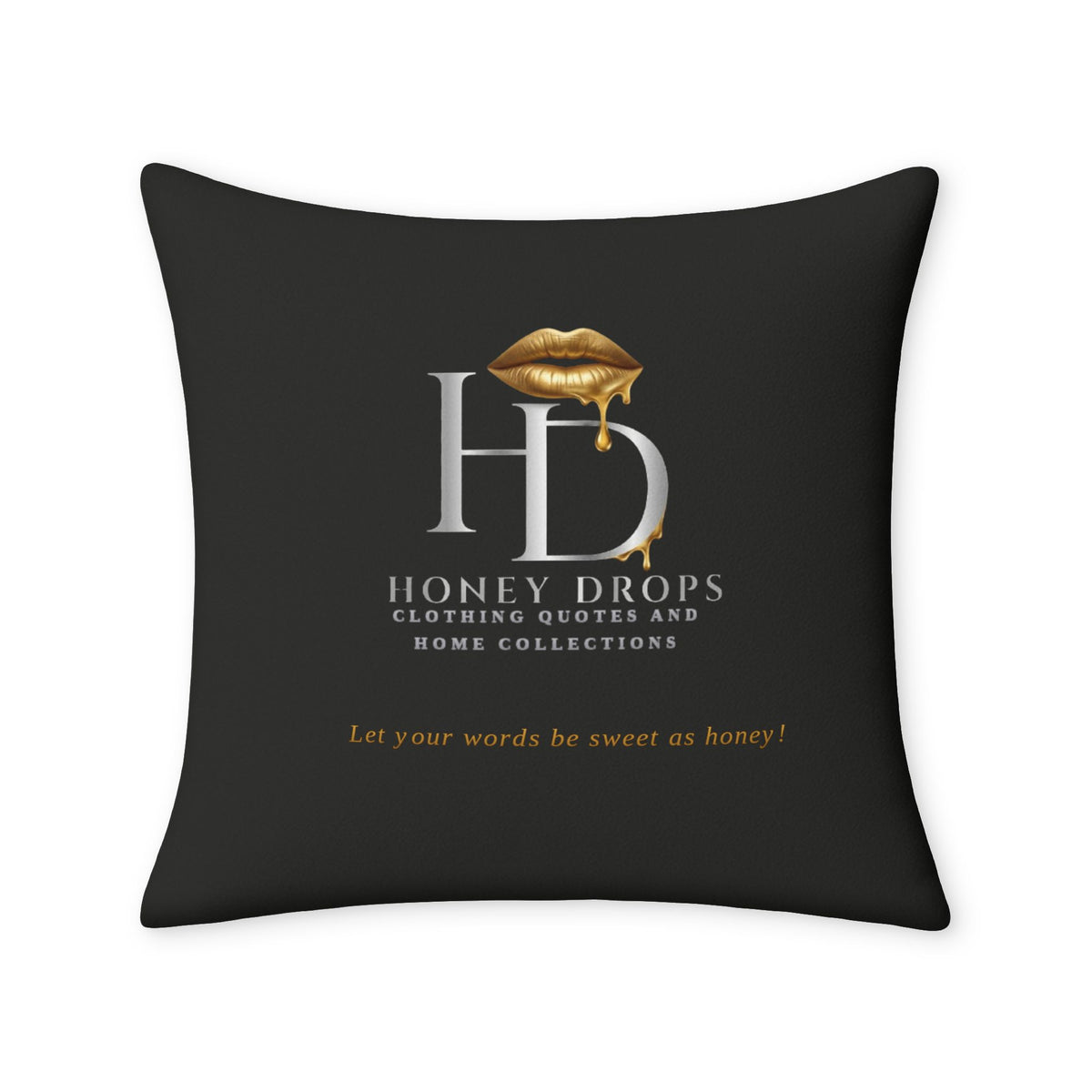 Throw Pillow Case — "Honey Drops From The Lips"