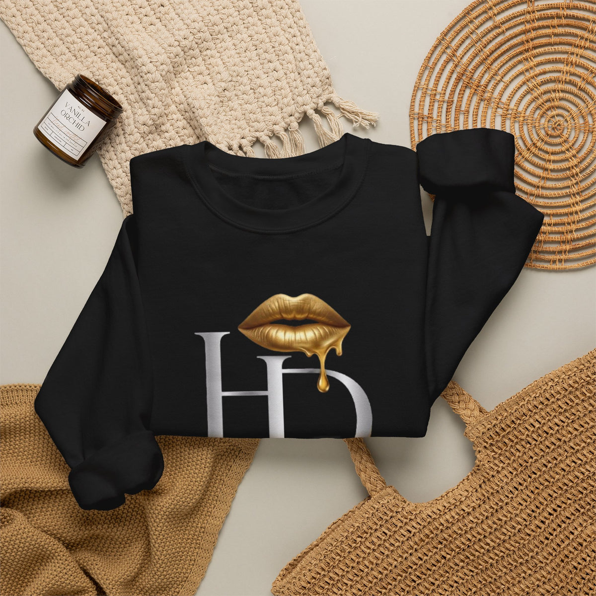 Honey Drops Logo "From the Lips" Crewneck Sweatshirt