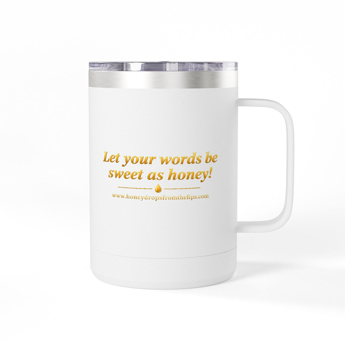 Honey Drops Logo "From the Lips" Tumbler Mug