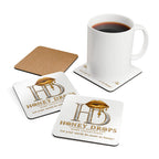 Cork Coasters — Honey Drops Gold Lip Drink Coaster Set