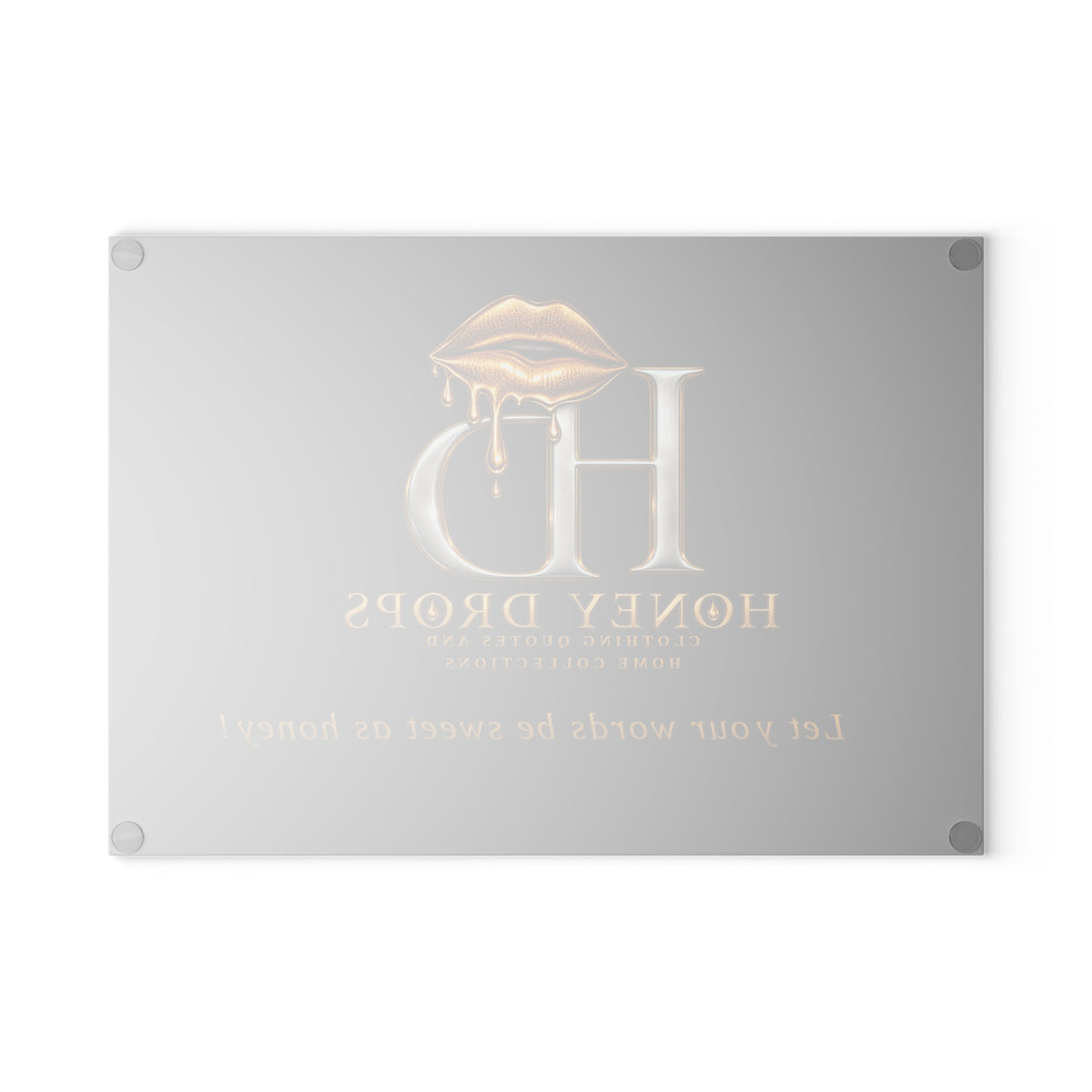 Honey Drops Glass Cutting Board