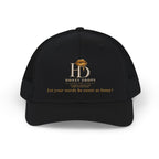 Honey Drops Embroidered Trucker Cap - Gold Lip