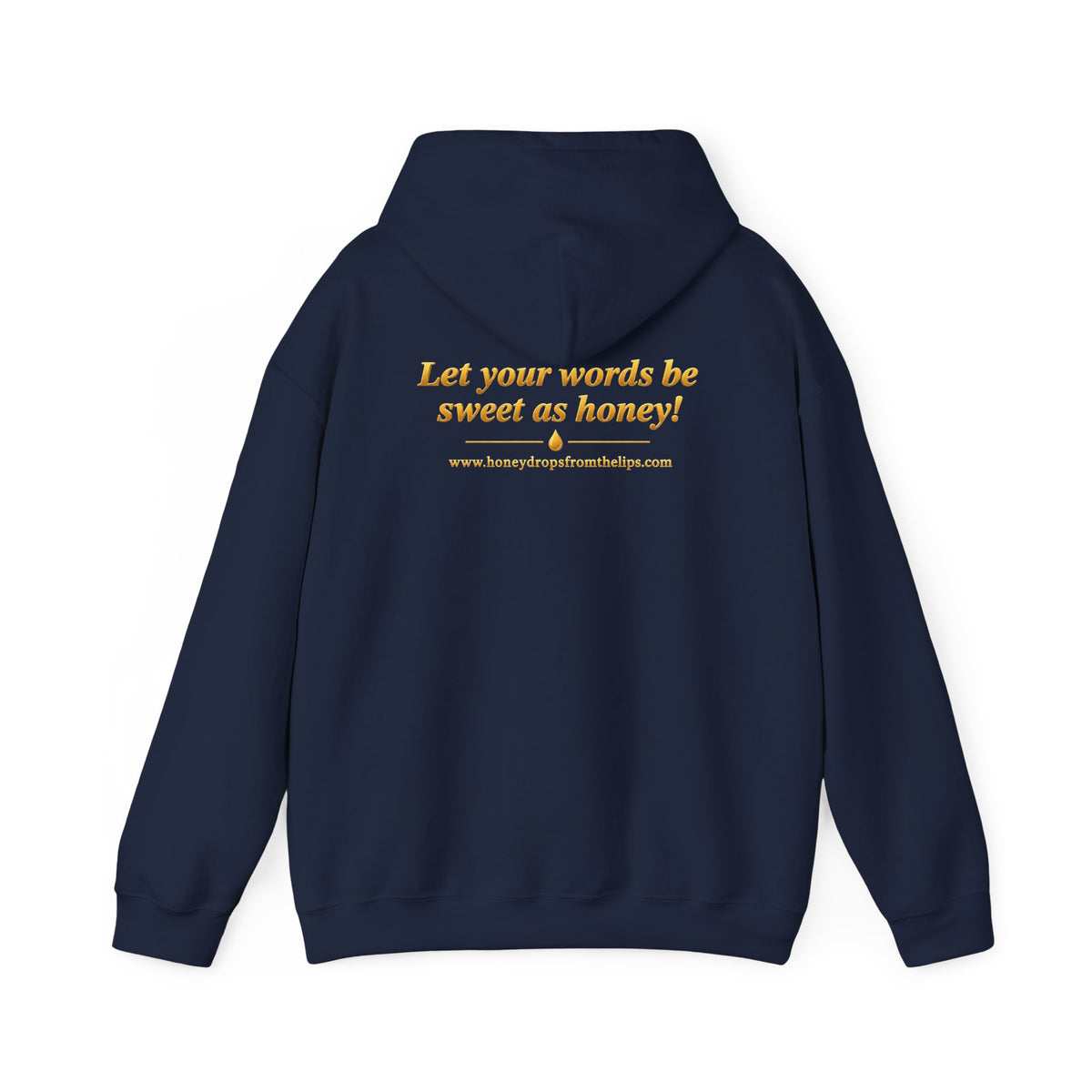Honey Drops Gold Lip Logo Pullover Hoodie