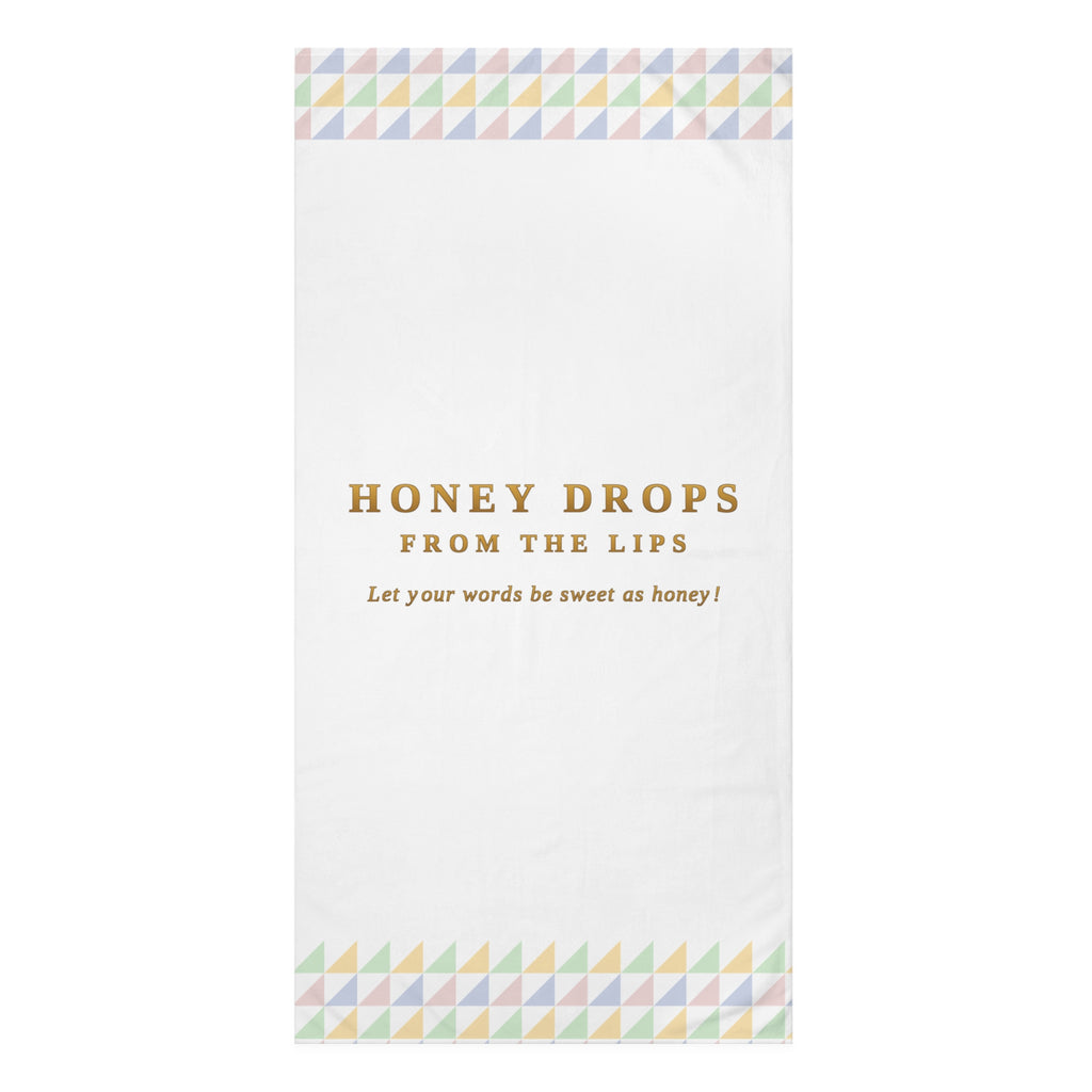 Honey Drops Cotton Towel