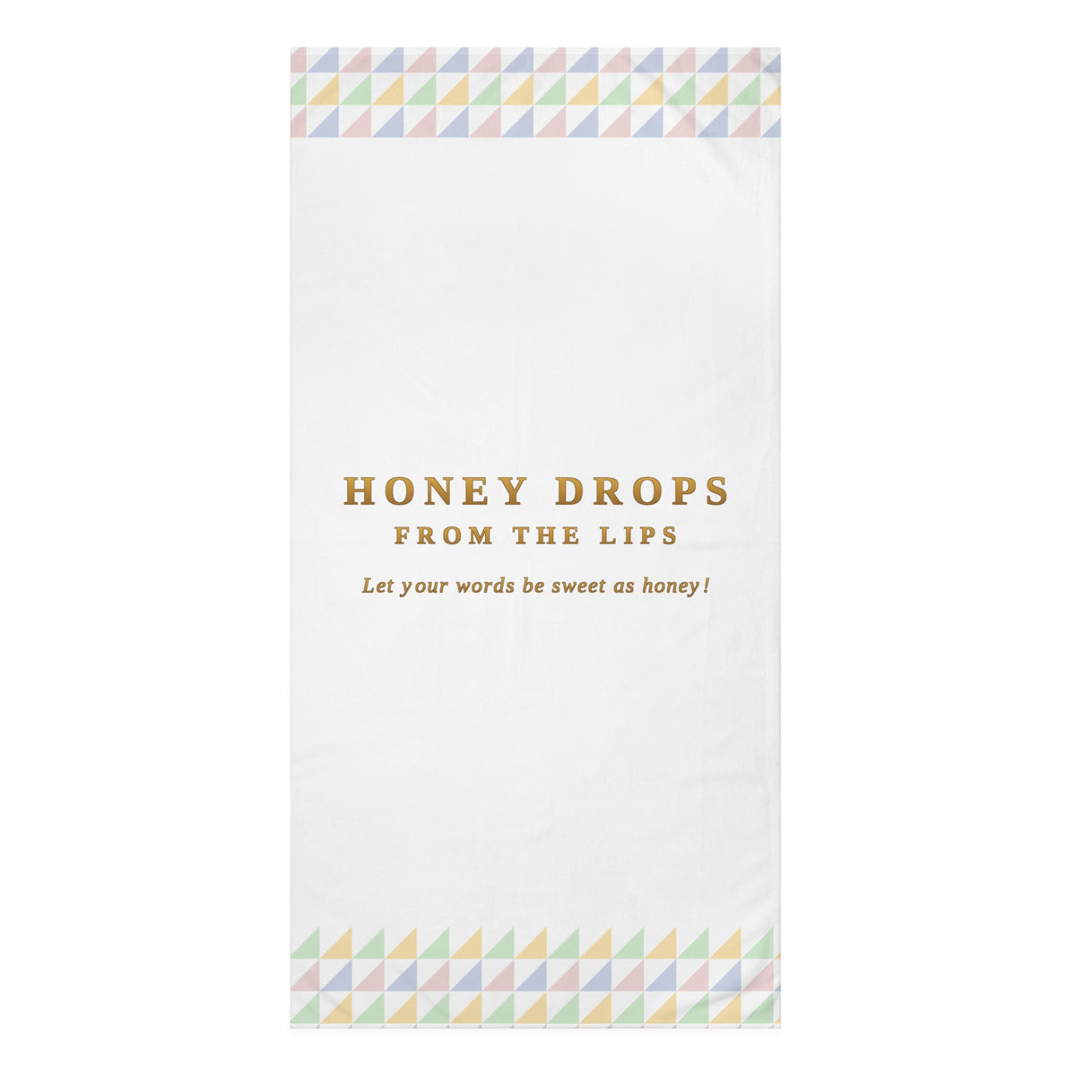 Honey Drops Cotton Towel