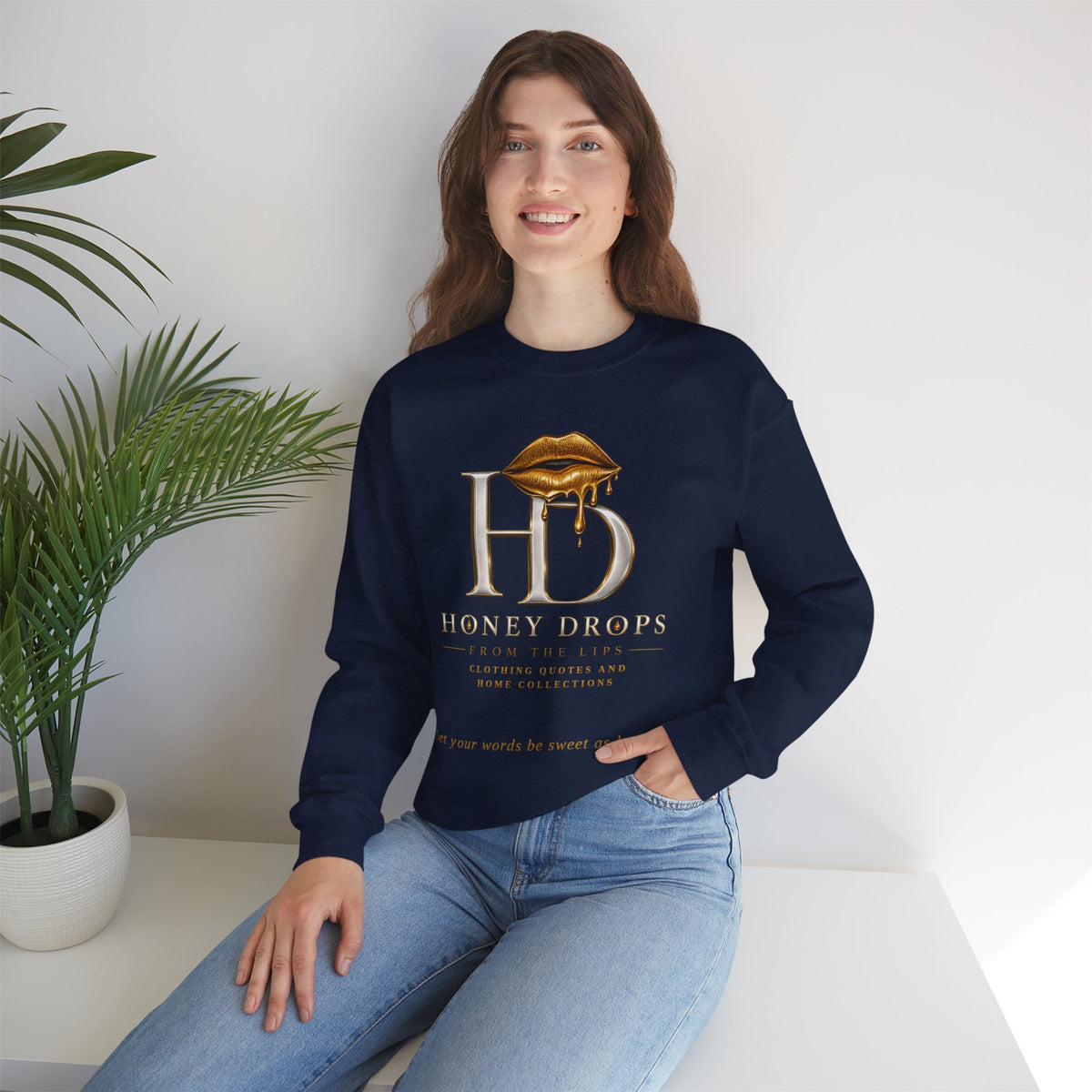 Honey Drops "From the Lips" Crewneck Sweatshirt