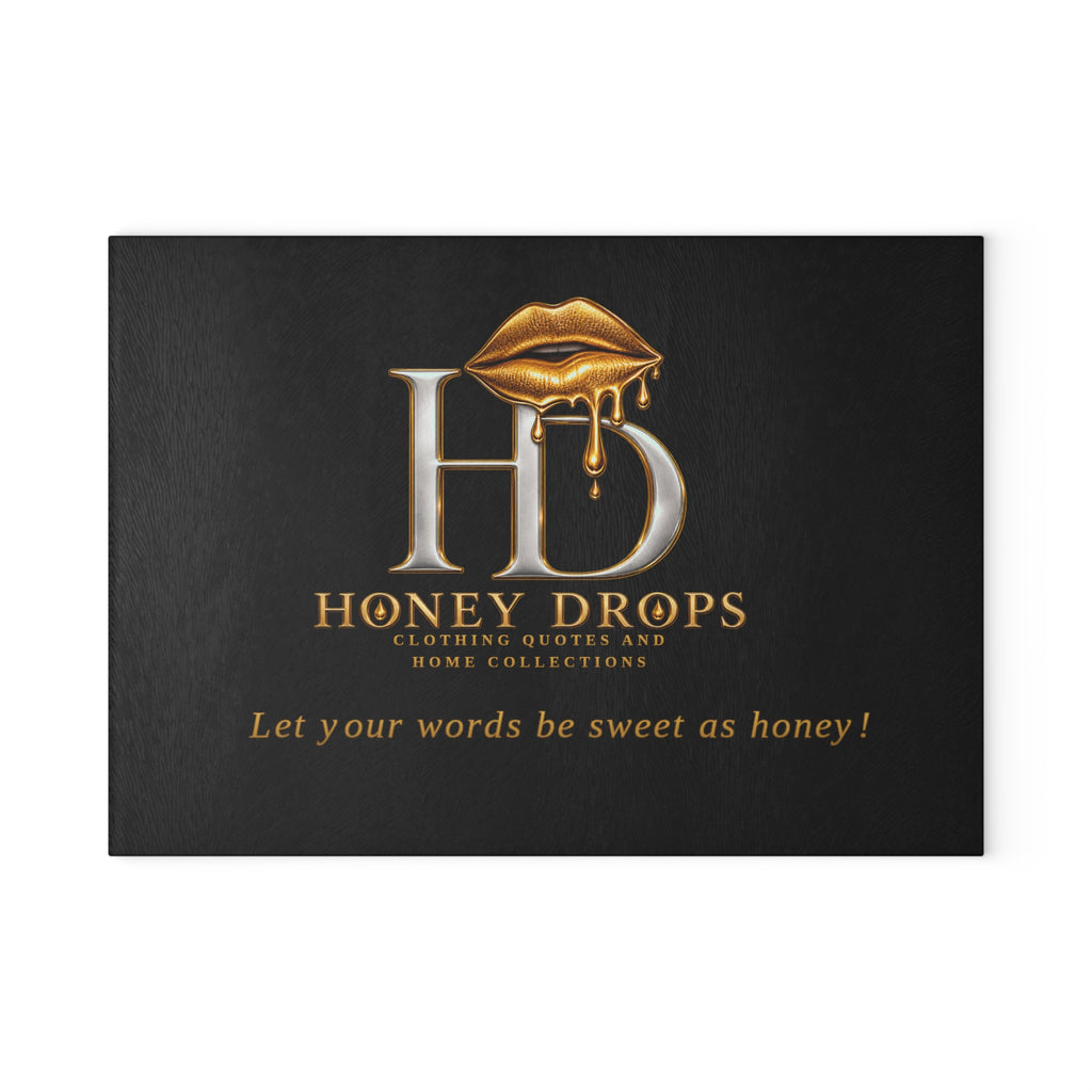 Honey Drops Glass Cutting Board