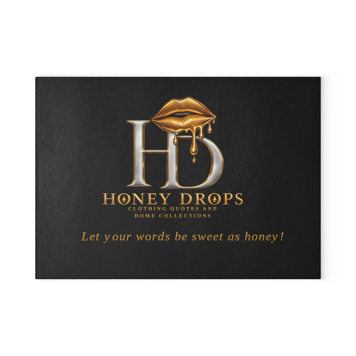 Honey Drops Glass Cutting Board
