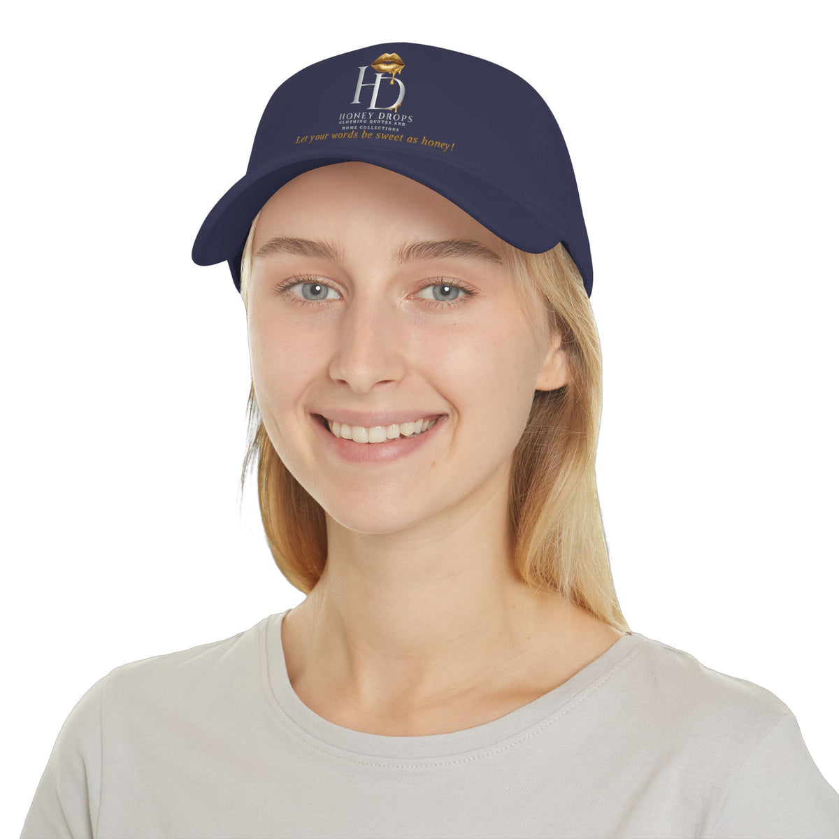Honey Drops Embroidered Baseball Cap