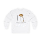 Long Sleeve Tee — "Honey Drops" Lip Logo Shirt
