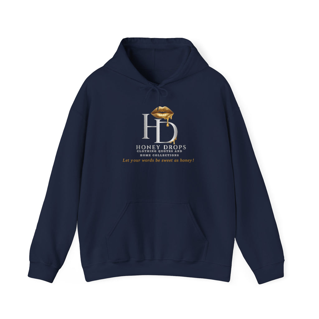 Honey Drops Gold Lip Logo Pullover Hoodie