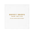 Honey Drops Face Towel — "Honey Drops From The Lips" Luxury Cotton