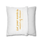 Honey Drops Logo with Gold Lip Pillowcase