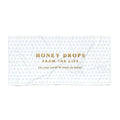 "Honey Drops From The Lips" Gold Script Beach Towel