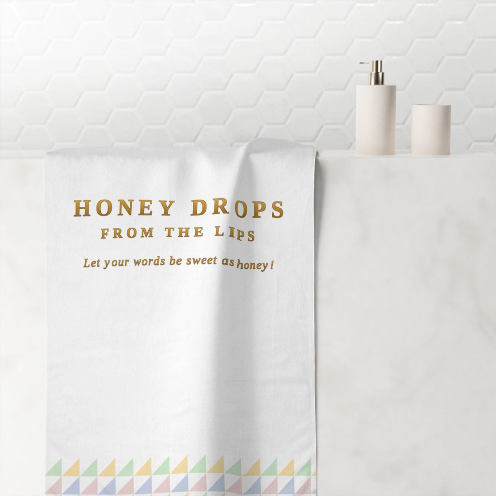 Honey Drops Cotton Towel