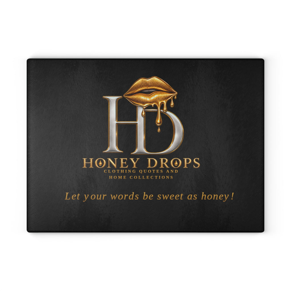 Honey Drops Glass Cutting Board