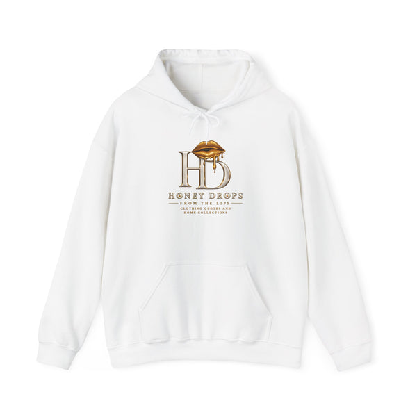 Honey Drops Gold Lip Logo Pullover Hoodie