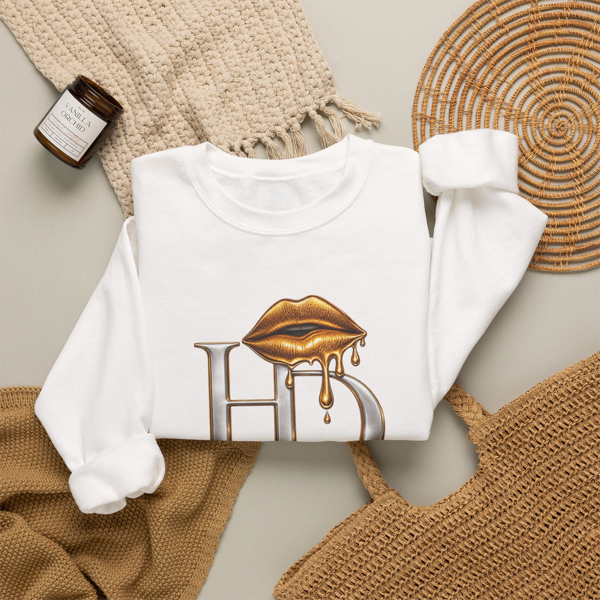 Honey Drops "From the Lips" Crewneck Sweatshirts