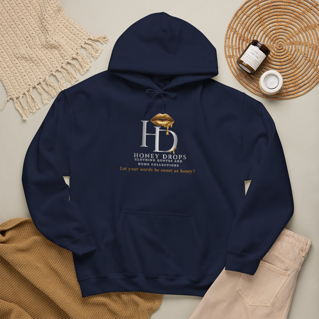 Honey Drops Gold Lip Logo Pullover Hoodie
