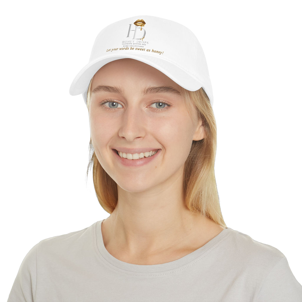 Honey Drops Embroidered Baseball Cap