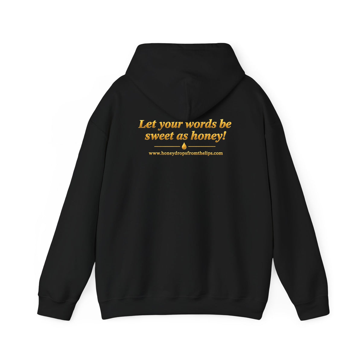 Honey Drops Gold Lip Logo Pullover Hoodie