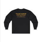 Long Sleeve Tee — "Honey Drops" Lip Logo