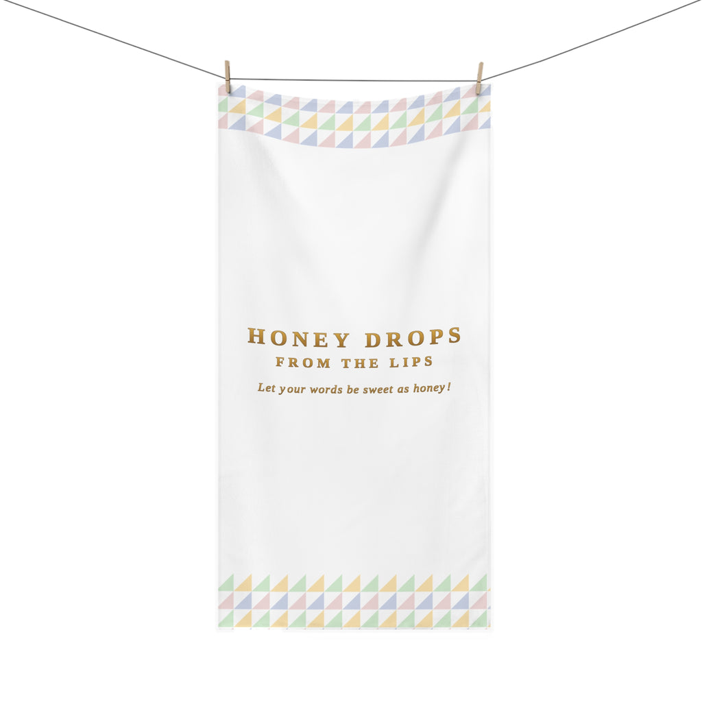 Honey Drops Cotton Towel