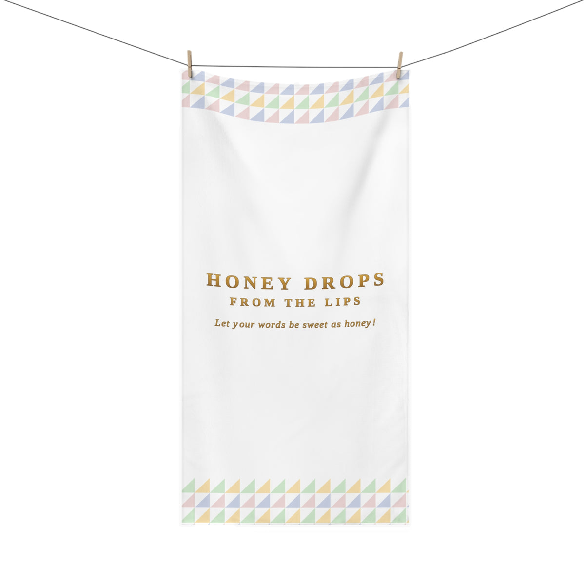 Honey Drops Cotton Towel