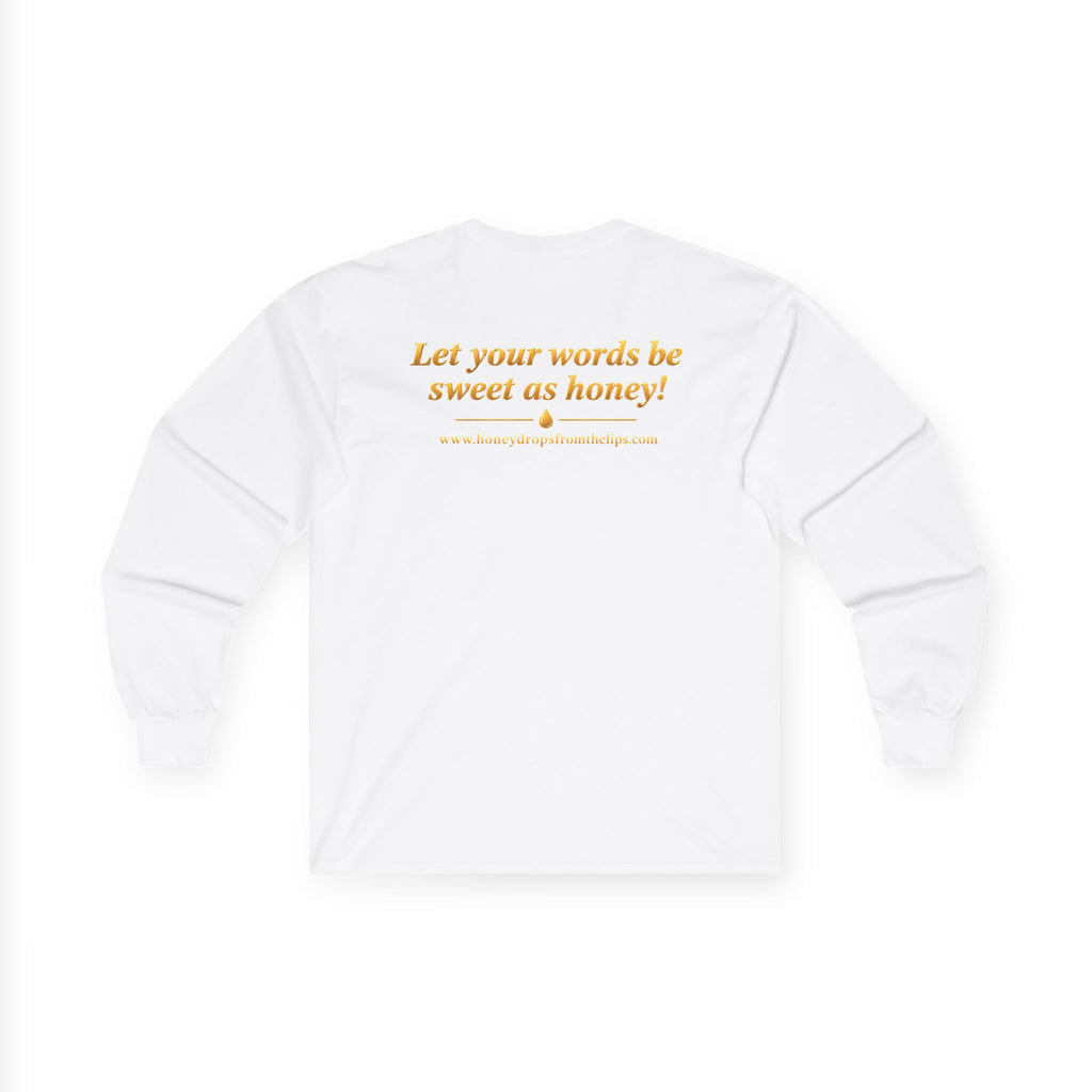 Long Sleeve Tee — "Honey Drops" Lip Logo