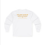 Long Sleeve Tee — "Honey Drops" Lip Logo