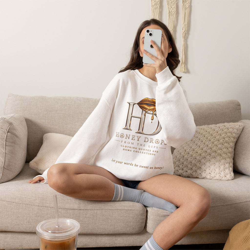 Honey Drops "From the Lips" Crewneck Sweatshirt
