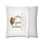 Honey Drops Logo with Gold Lip Pillowcase