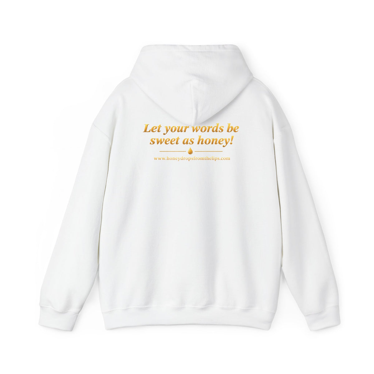 Honey Drops Gold Lip Logo Pullover Hoodie