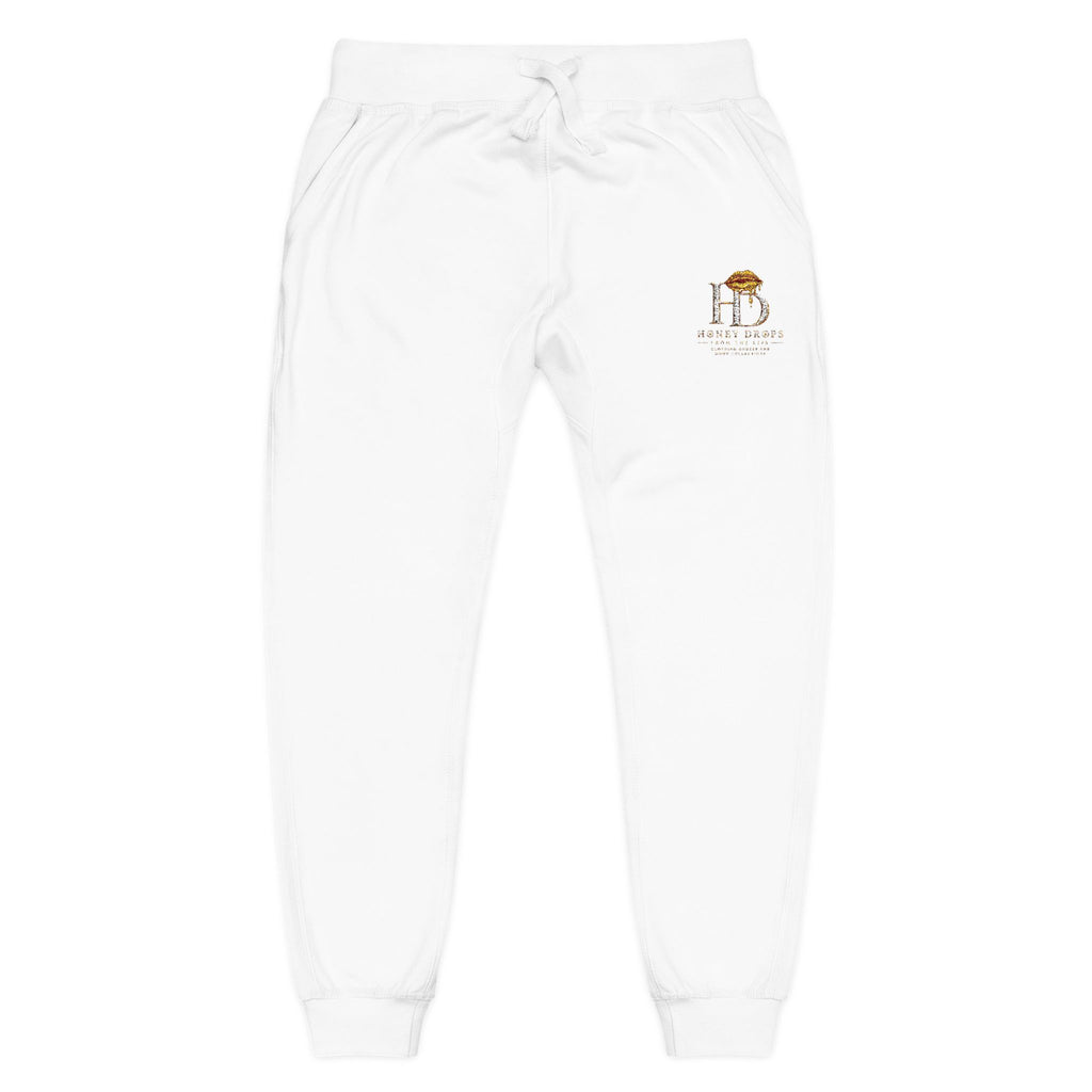 Honey Drops From The Lips Gold Logo Fleece Sweatpants