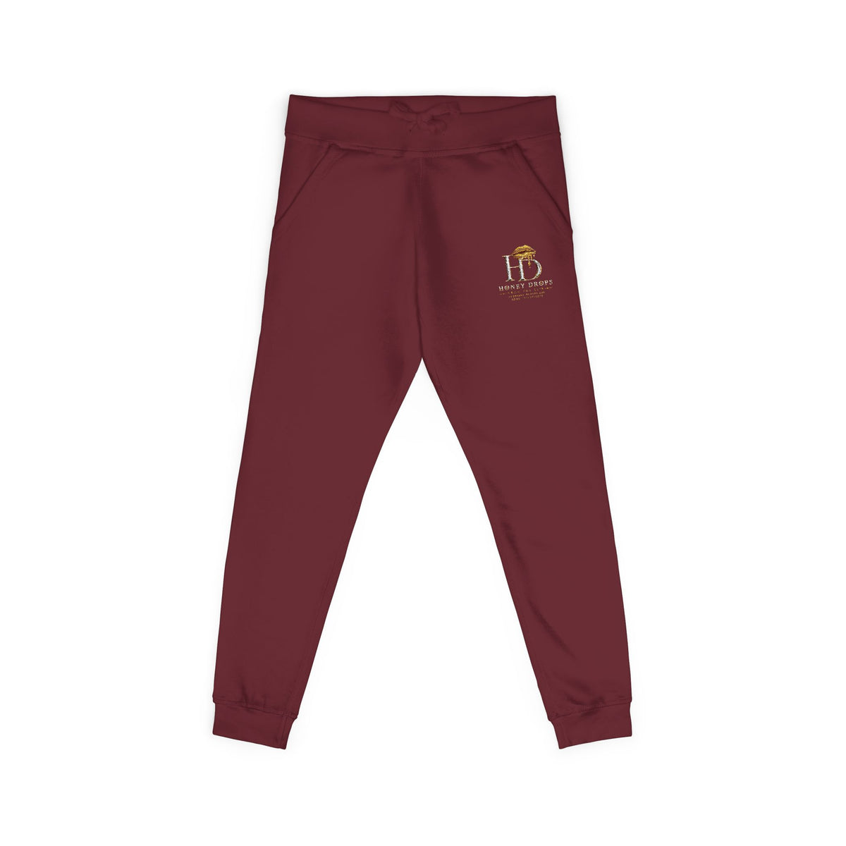 Honey Drops From The Lips Gold Logo Fleece Sweatpants