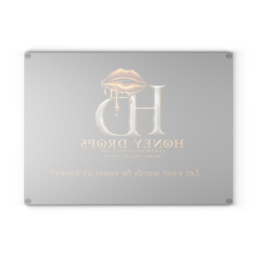Honey Drops Glass Cutting Board